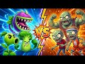 Plants vs Zombies Epic Battle | Crazy Plant Power vs Zombie Army ⚡🌱🧟