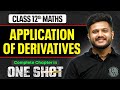 Application Of Derivatives Class 12 One Shot | NCERT Revision | Maths Chapter 6 | VIJETA 2026
