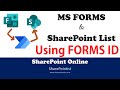 How to save Microsoft forms responses to SharePoint List using Forms ID in Power Automate