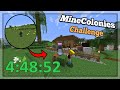 MINECOLONIES SPEEDRUN CHALLENGE :: WOODEN STYLE TIER 5