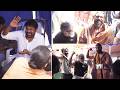 Mega Star Chiranjeevi Fun With Ram Charan \u0026 Buchi Babu @ #Peddi Sets