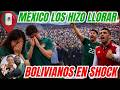 Bolivians can't believe it 😱 Mexico makes them cry in Monterrey 🇲🇽