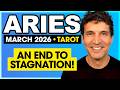 Aries: An End to Stagnation! | March 2026 Mid-Month Tarot