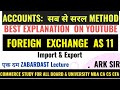 AS 11 FOREING CURRENCY TRANSACTIONS (Export ) JOURNAL ENTRIES TYBCOM 6 TyBms