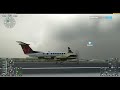 Beechcraft King Air 350i hard landing (MSFS 2020) #swiss001landing