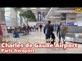 Charles de Gaulle Airport❗First Time landed at Aéroport de Paris - Walking around CDG 🇫🇷 [France]❕