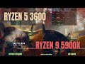 Ryzen 3600 vs Ryzen 5900x in 2024