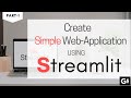 Create Simple ML Web-Application using Streamlit! (Part-1)