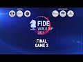FIDE World Cup 2021 | Final - Game 2 |