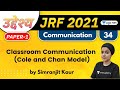 10:00 AM- JRF 2021 | Communication by Simranjit Kaur | Classroom Communication (Cole and Chan Model)