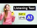 A1 Listening Test - Part 4 | English Listening Test