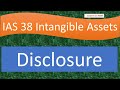 Lecture: Disclosure | IAS 38 (FL037)