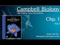 Campbell Biology 12th ed Chapter 1Lecture  Part 1