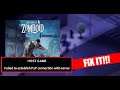 Failed to Establish P2p Connection | Project Zomboid