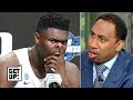 'It was Zion or nothing!' - Stephen A. storms off set, pouts over Knicks losing top pick | Get Up!