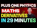 Plus One Maths | Derivatives Summary | Eduport Plus One