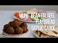 Mung bean/Monggo Falafel, Flatbread (NO yeast/baking powder/soda) \u0026 Garlic Sauce Recipes | Vegan