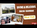 Temple, Bhajans \u0026 Unlimited Satvik Food @ just ₹ 450 | ISKCON Kharghar 🛕🥗 | Vlog 58