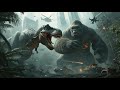 King Kong's Brutal Battle With The T-Rex | Monster Battle in a Futuristic City (Full Movie)