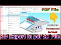 #34 How to Export 3D part file into pdf | what is pdf file #pdf #export #nx #cad #unigraphic #3D #2D