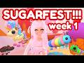 🔴 How To Get ALL 4  SUGARFEST PETS WEEK 1 in ADOPT ME! 🍭⭐️🌈  #adoptme #roblox