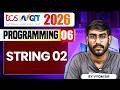 TCS NQT 2026 | Programming 06 | String 02 | TCS NQT Preparation