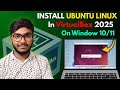 How To Install Ubuntu Linux in VirtualBox 2025  On Window 11 (Hindi) Step by Step