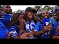 Abafana ba Rayon Sports mu byishimo nyuma yo gutsinda AS Kigali