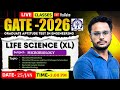 GATE 2026 Life Science (XL) | Microbiology–Metabolism to Microbial Ecology , Diseases, Antibiotics