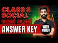CLASS 8 SOCIAL ANNUAL EXAM 2026 | ANSWER KEY WITH PROOF | EXAM WINNER CLASS 8