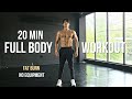 20 MIN FULL BODY WORKOUT AT HOME (Fat Burn \u0026 No Equipment)