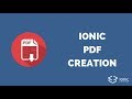 How to Create PDF Files with Ionic using PDFMake