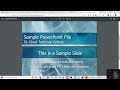 Python 3 Script To Convert Single Or Multiple Powerpoint (.PPTX) Files to PDF Using ppt2pdf Module