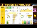 Amazing Real Time Power BI Project | Start to End Analysis | Power BI For Beginners | Power BI 2024