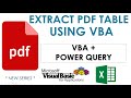 Extract PDF table to Excel using Power Query feature - VBA PDF Automation-10