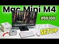 Apple Mac Mini M4 Unboxing and Full Setup - Real Test 🔥