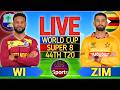 🔴LIVE: WI Vs ZIM, T20 Live Cricket Match Today, T20 World Cup 2026 | Live Match Score \u0026 Commentary