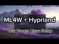 Customize Hyprland Like a Pro | ML4W Dotfiles Setup| Beautiful Hyprland Setup! - Dream Linux Setup