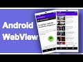 How to Convert Website into Android App using Kotlin | WebView | Android Studio