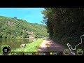 60 Minute Indoor Cycling Workout Saarschleife Germany with Cadence \u0026 Speed Display 4K