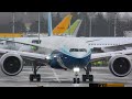 Boeing 777X First Flight - No-Go - Taxiing