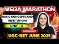 Unit 3 : Basic Concepts and Institutions | Mega Marathon Class | UGC NET Sociology 2025 | Antara