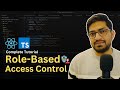 React Typescript Role Based Access Control Tutorial | How to Manage User Roles and Permission