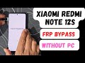 Xiaomi redmi note 12s hyperos frp bypass without pc