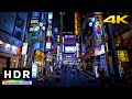 【4K HDR】Night Walk in Tokyo Red Light District - Shinjuku Kabukicho(歌舞伎町散歩) - Japan Walking Tour