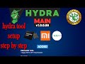 hydra tools setup step by step ( live demo)