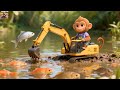Amazing Monkey Cartoon Saves Funny Animals On Farm