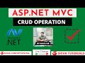 ASP.NET MVC CRUD Operation Using Stored Procedure,Entity Framework DBFirst|CRUD Operation[BEGINNING]