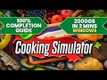Cooking Simulator #PCGamePass - 100% Achievement/Debug Guide (2000GS In 2 Mins)