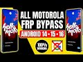 Motorola FRP Bypass 2026 – Android 14/15/16 Google Lock Without PC (Truth Explained)